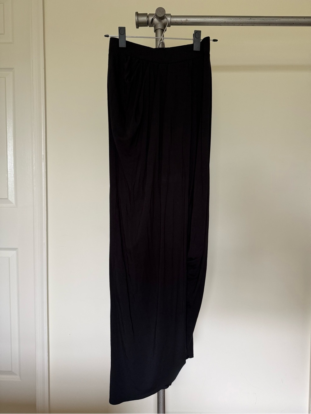 Classic Black Maxi Skirt - Women's Flowing Long Skirt